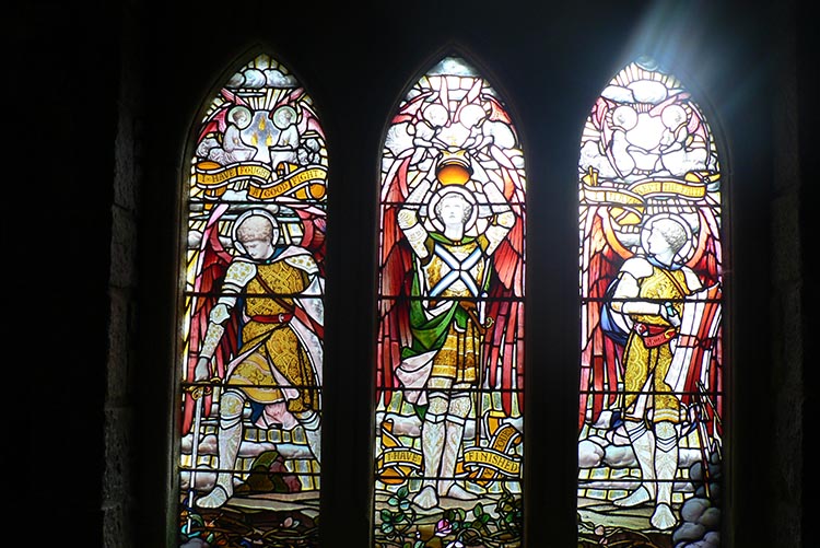 stained glass window